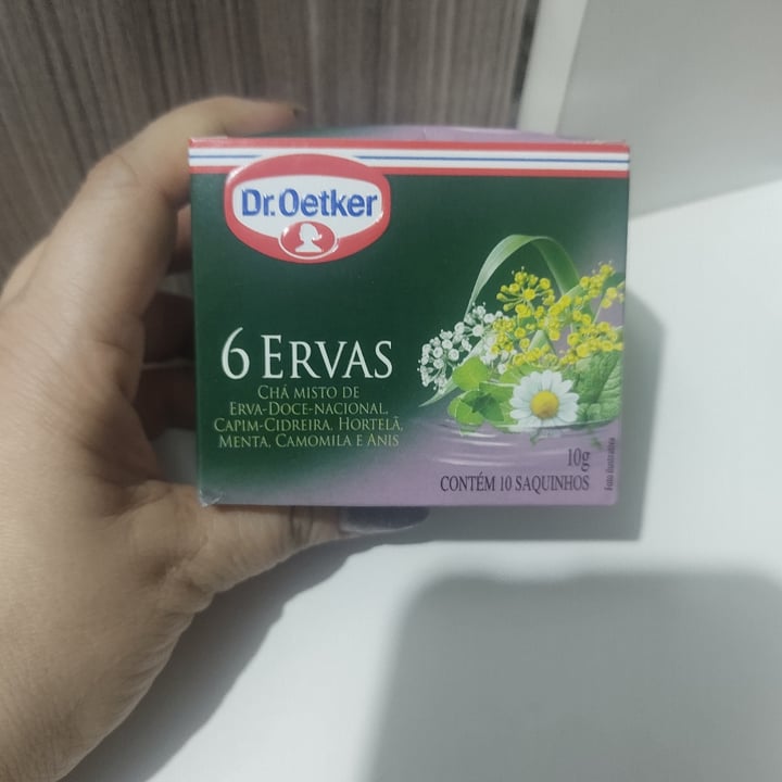 photo of Dr. Oetker chá 6 ervas shared by @tatiperes2 on  11 May 2022 - review
