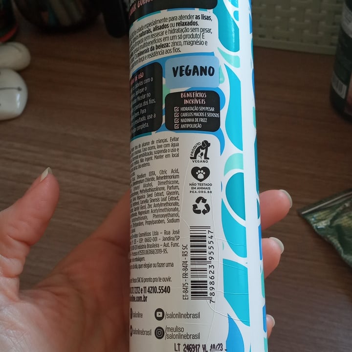 review photo of Salon line Condicionador meu liso micelar shared by @cassflores on 13 May 2022 - review