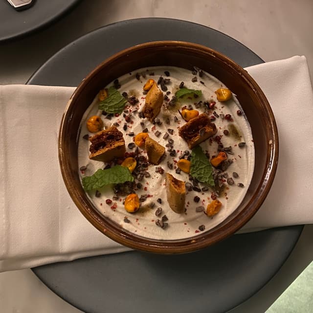 Photo of the dish “Chocolate & Cashew Cazuela”