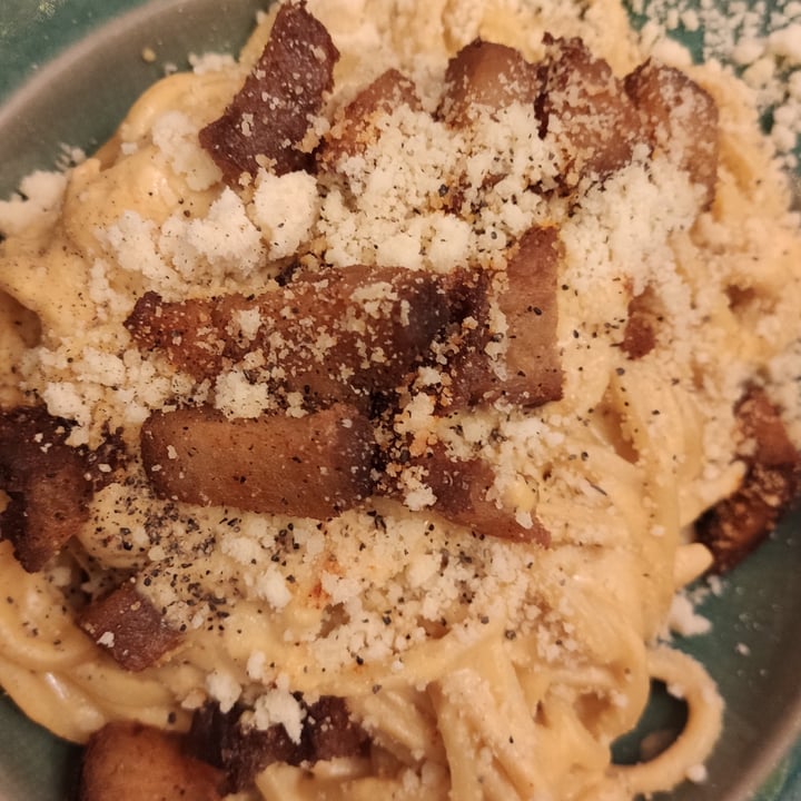 review photo of Rifugio Romano Vegan Carbonara shared by @saribricka on 22 Apr 2022 - review
