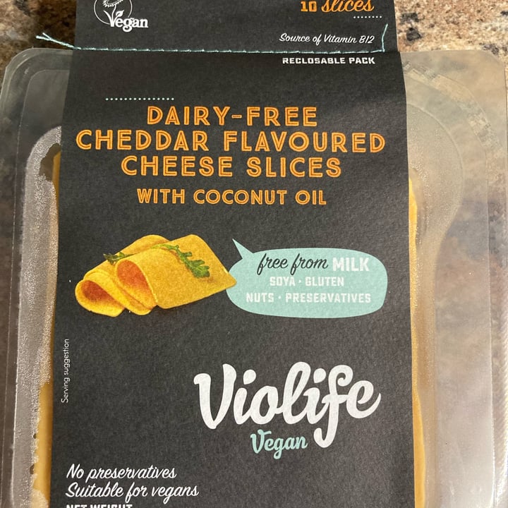 photo of Violife Cheddar Slices shared by @garethlawrence on  14 Oct 2021 - review