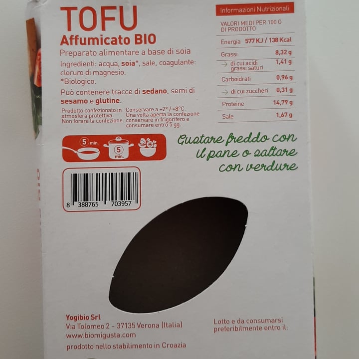 photo of Biomigusta Tofu Affumicato shared by @zingara on  23 May 2022 - review