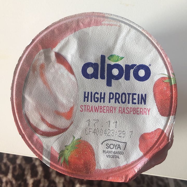 review photo of Alpro High Protein Strawberry and Raspberry Yoghurt shared by @rachelb29 on 20 Oct 2021 - review