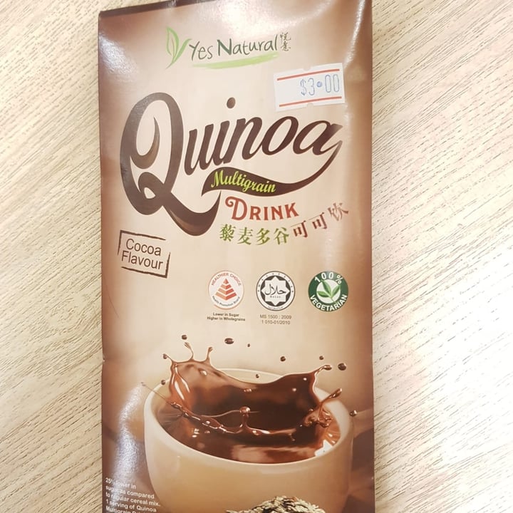 photo of YES Natural Quinoa multigrain drink shared by @lcgoh on  12 Jan 2021 - review