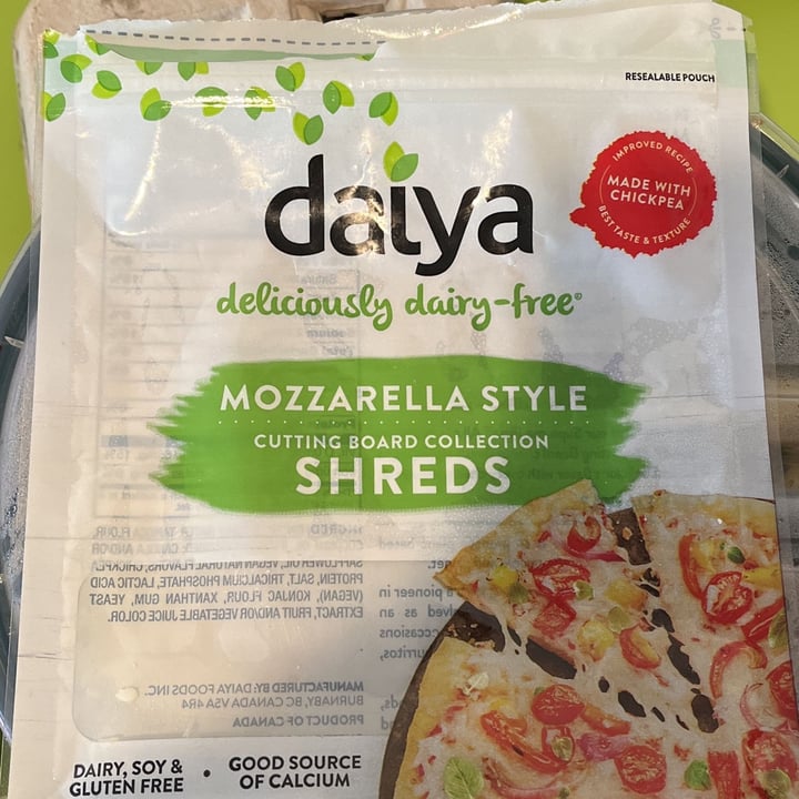 photo of Daiya Mozzarella Style Shreds shared by @jtopian89 on  24 Apr 2022 - review
