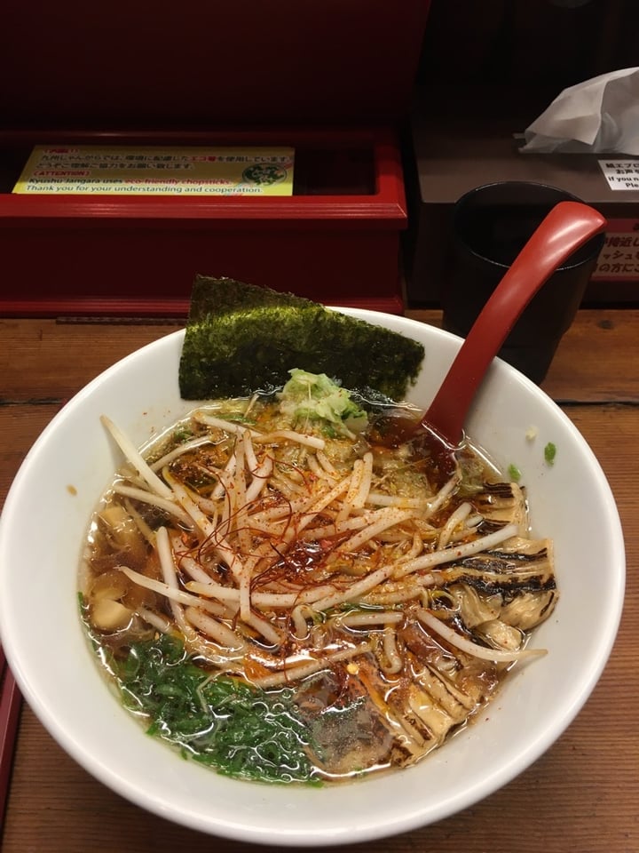 photo of Kyushu Jangara Ramen Akihabara Ramen Vegan shared by @scarzelda on  27 Jan 2020 - review