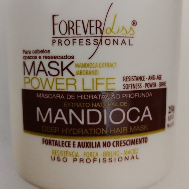 photo of Forever liss Mask Power Life Mandioca shared by @verazaniboni on  07 May 2022 - review
