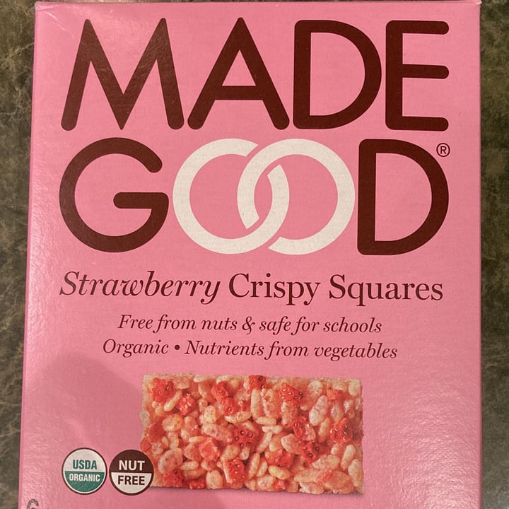 photo of Made Good Strawberry Crispy Squares shared by @tammydillon on  05 Feb 2022 - review