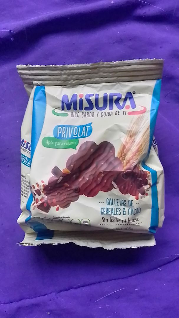 photo of Misura Galletas de Cereales y cacao - Privolat shared by @kattylira on  28 Apr 2020 - review