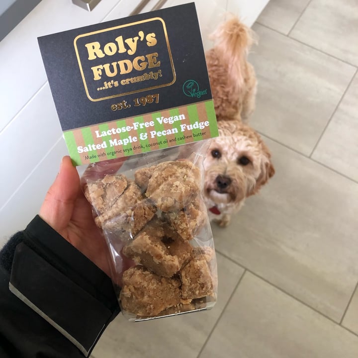 photo of Roly’s fudge Roly’s Salted Maple And Pecan Fudge shared by @yourlocalvegan on  14 Apr 2022 - review