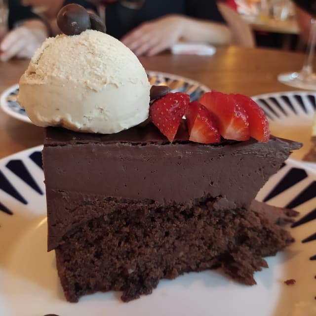 Foto del piatto “Tarta Dos Texturas Chocolate”