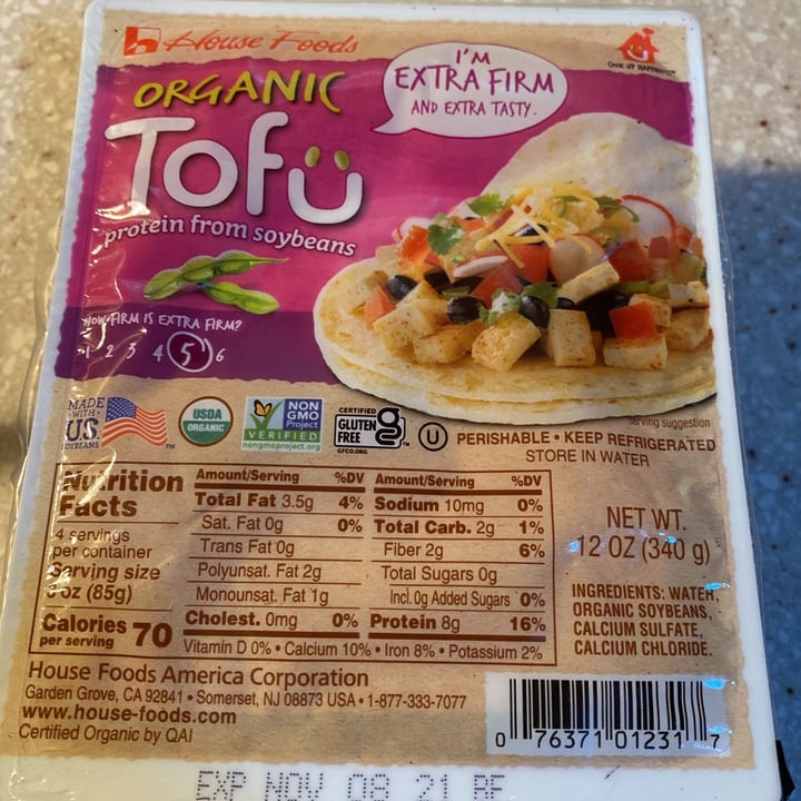 photo of House Foods America Corporation Firm Tofu shared by @yamelrmz on  26 Sep 2021 - review
