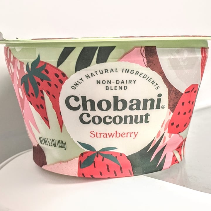 review photo of Chobani Coconut Non-Dairy Blend Strawberry Yogurt shared by @skatmandu7 on 30 Apr 2020 - review