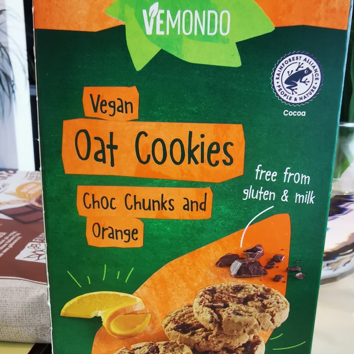 photo of Vemondo Vegan Oat Cookies Choc Chunks And Orange shared by @aston on  09 May 2022 - review