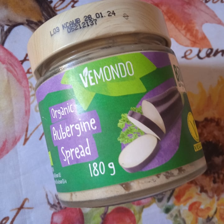 photo of Vemondo organic aubergine spread shared by @polpettavegana on  25 Sep 2022 - review