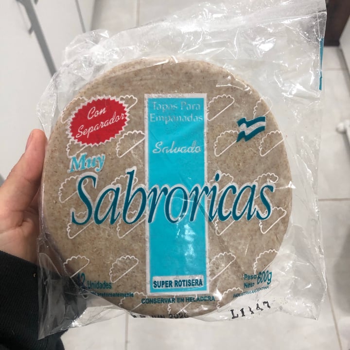 photo of Sabroricas Tapas para empanadas shared by @tamialegre on  09 Oct 2020 - review