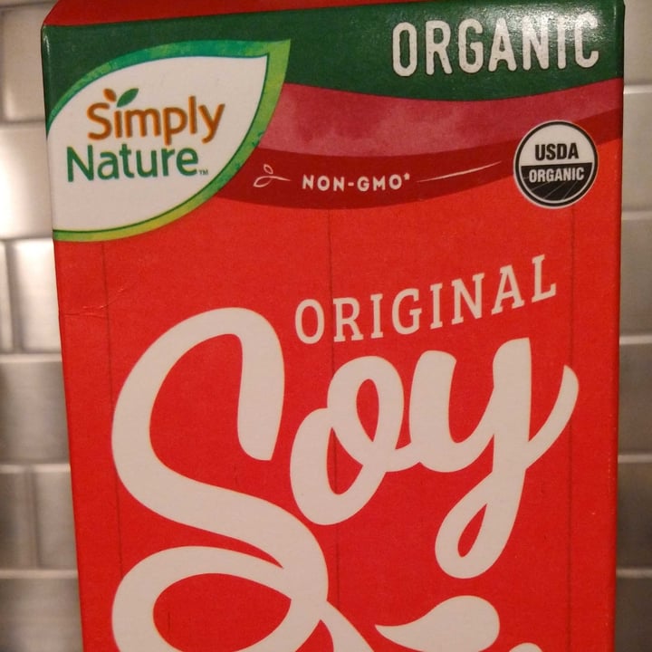 photo of Simply Nature Organic Soy Milk shared by @veganlulu on  29 Nov 2022 - review
