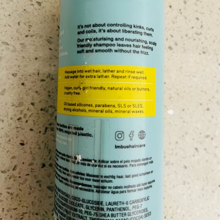 photo of Imbue Curl Liberating Sulphate Free Shampoo shared by @reshmikhan on  23 Jul 2022 - review