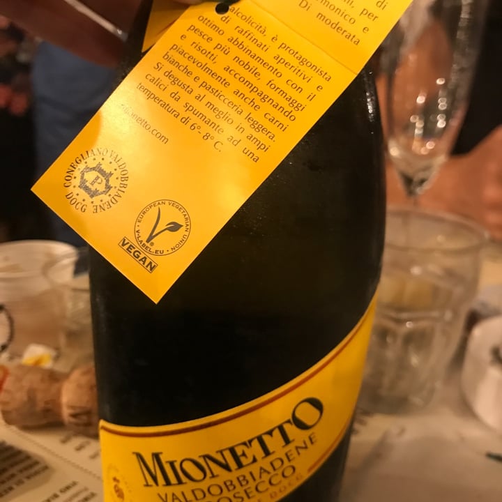 photo of Mionetto Valdobbiadene prosecco shared by @chefcirmolo on  27 Jun 2022 - review