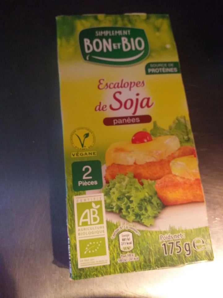photo of Bon et bio Escalopes de soja shared by @athenais on  16 Mar 2020 - review
