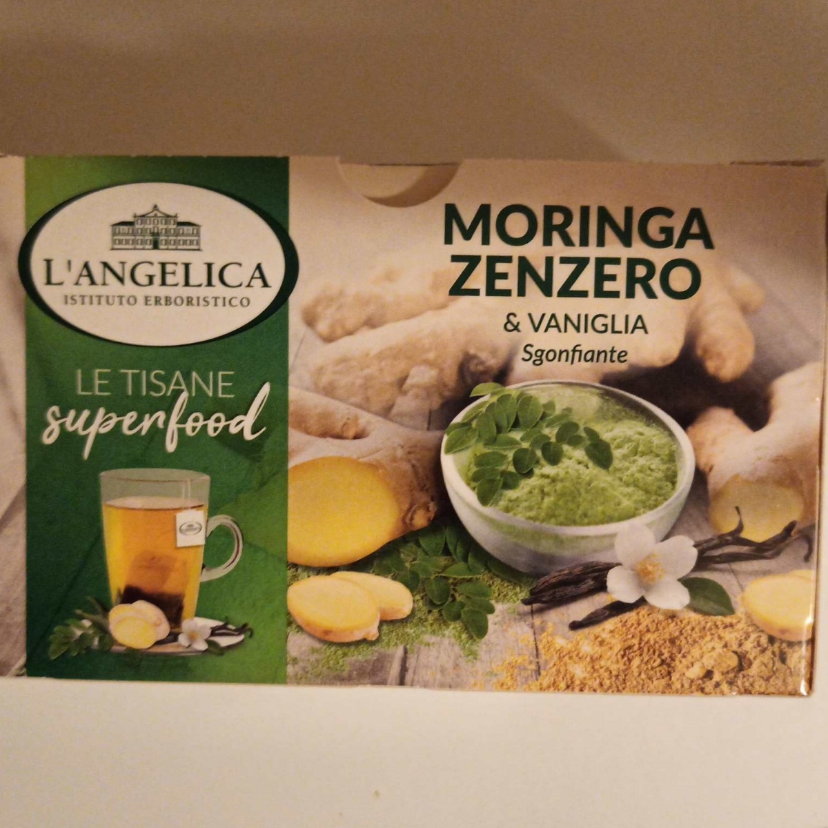 L'angelica Le tisane superfood: moringa, zenzero e vaniglia Review