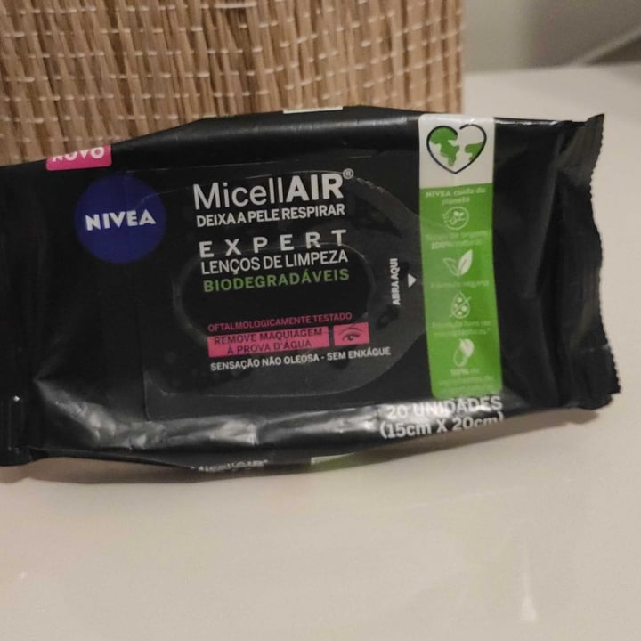 review photo of Nivea MicellAIR®️ EXPERT lenços de limpeza biodegradáveis shared by @quesia on 20 Jul 2022 - review