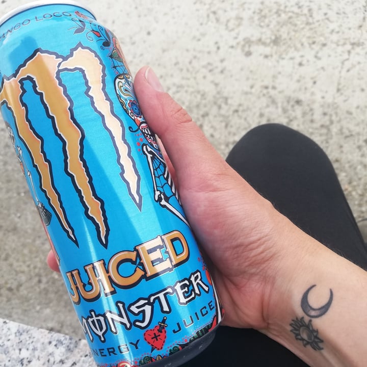 photo of Monster Energy Mango Loco Juiced shared by @vxvegan on  26 Oct 2021 - review