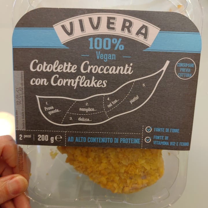 photo of Vivera Cotoletta croccante con cornflakes shared by @eriros72 on  22 Feb 2021 - review