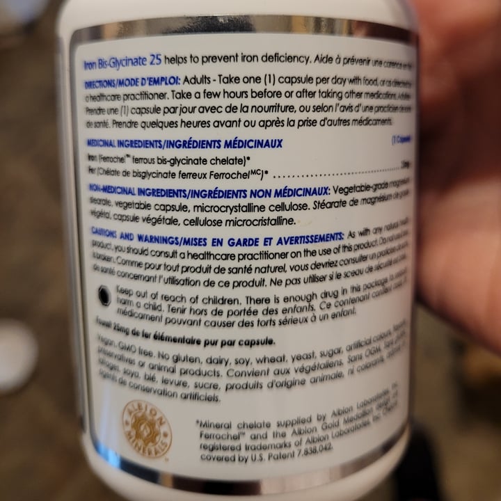 review photo of CanPrev Iron Bis Glycinate 25 shared by @leo on 13 Nov 2021 - review