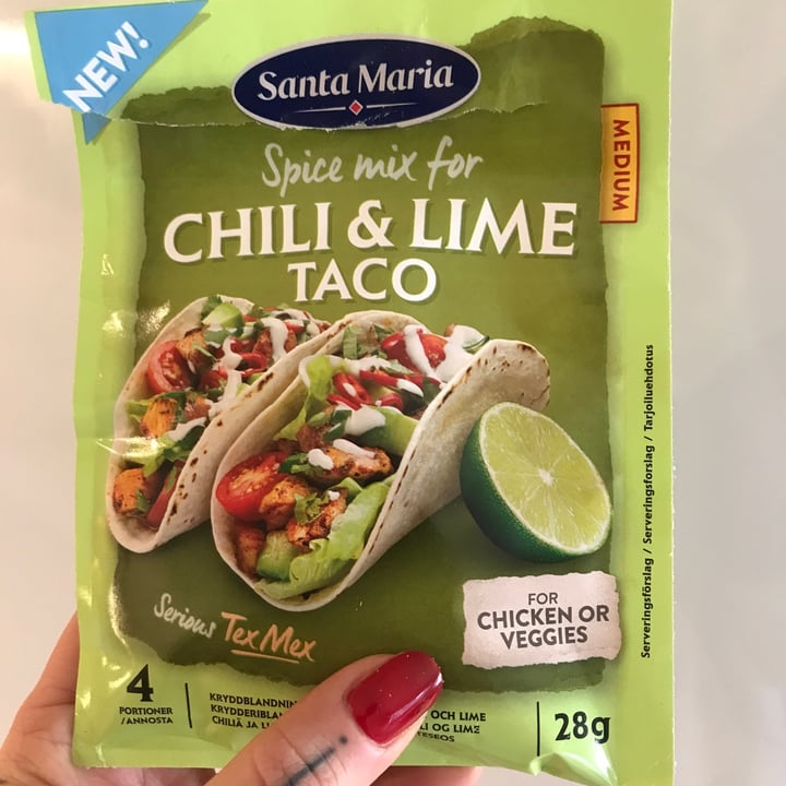 photo of Santa María Chili & Lime Taco Spice Mix shared by @annbience on  04 Mar 2022 - review