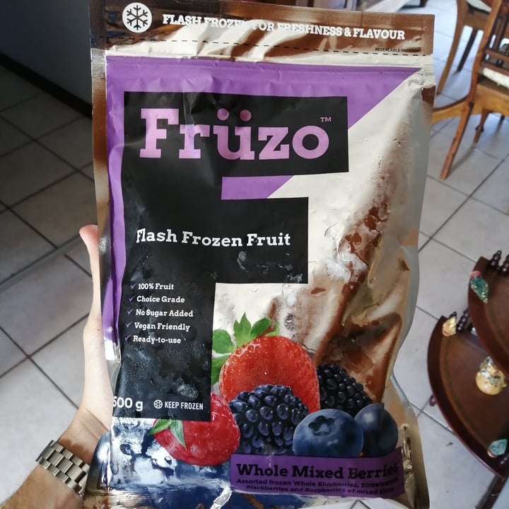 photo of Fruzo Flash Frozen fruit shared by @warrenthevegan on  25 Dec 2021 - review