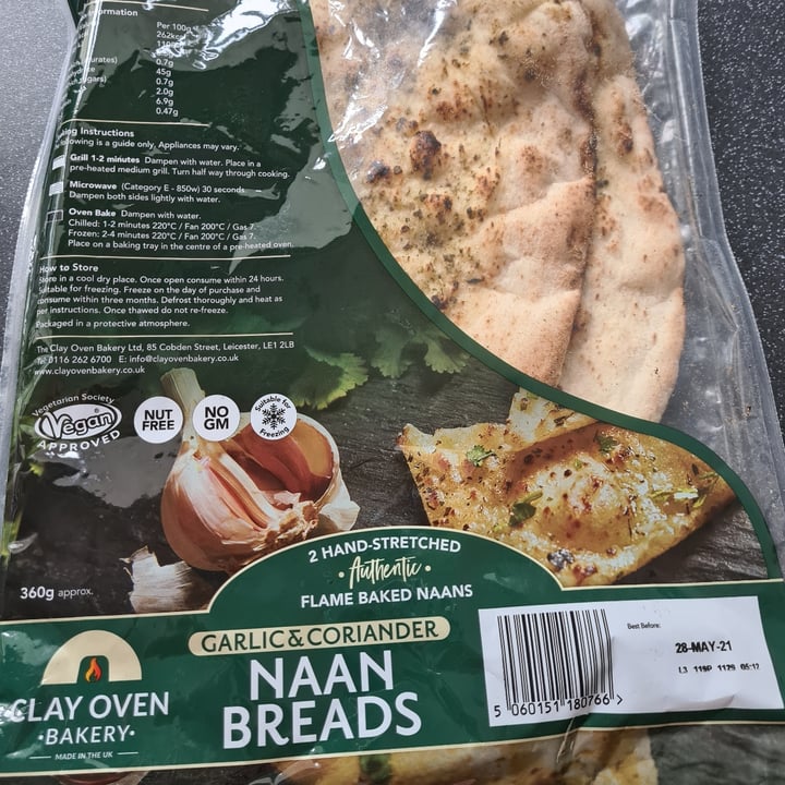 review photo of Clay Oven Bakery Garlic & Coriander Naan shared by @kittenpaws on 04 Jun 2021 - review