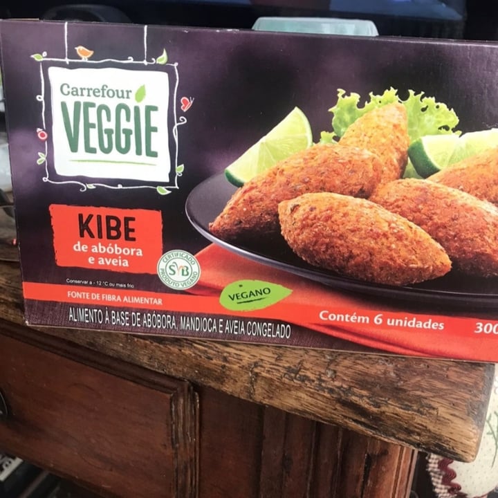 photo of Carrefour Veggie kibe de abobora shared by @silvanaservolo on  23 Jul 2022 - review