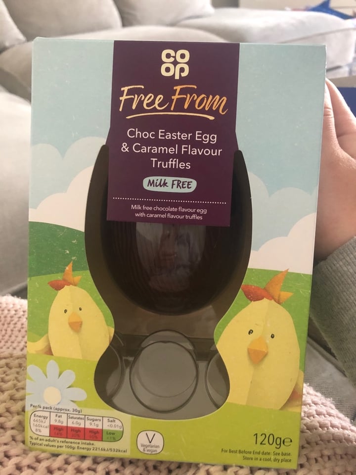 review photo of Coop Choc Easter Egg & Caramel Flavour Truffles shared by @harrietpr on 13 Apr 2020 - review