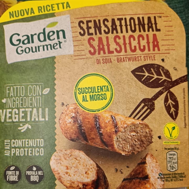 photo of Garden Gourmet Sensational Salsiccia shared by @giorgiaparis on  06 Aug 2022 - review