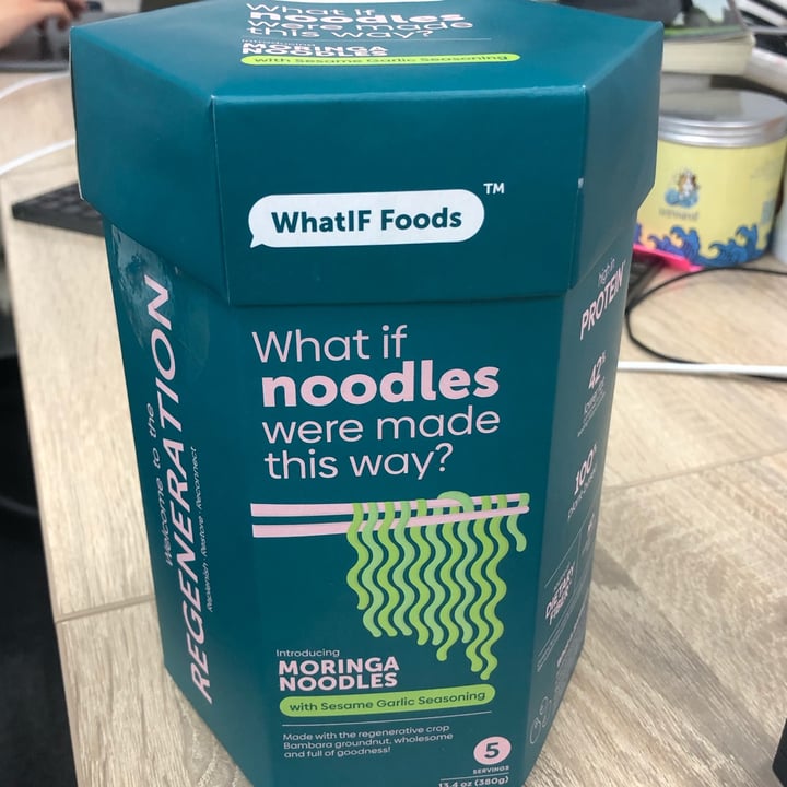photo of WhatIF Foods Moringa Healthy High Protein Noodles - Sesame Garlic shared by @emdothe77 on  18 Jun 2022 - review