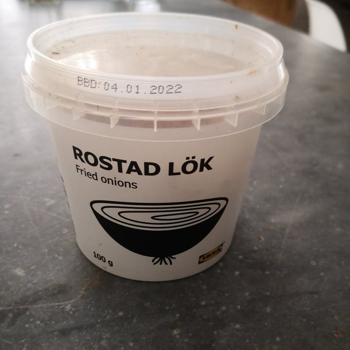 review photo of Ikea Rostad lök Fried Onions shared by @veganica on 23 Jan 2022 - review