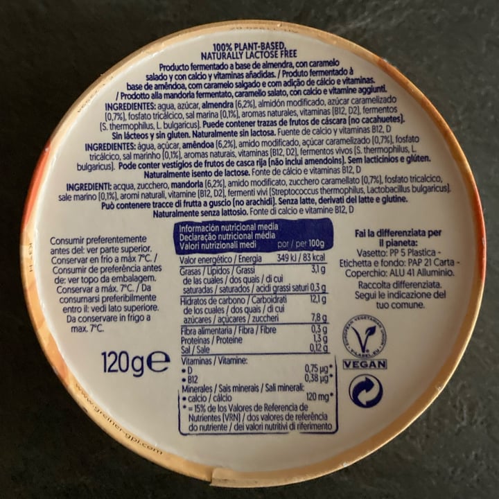 review photo of Alpro Absolutely almond salted caramel shared by @lisazanan on 07 Apr 2022 - review