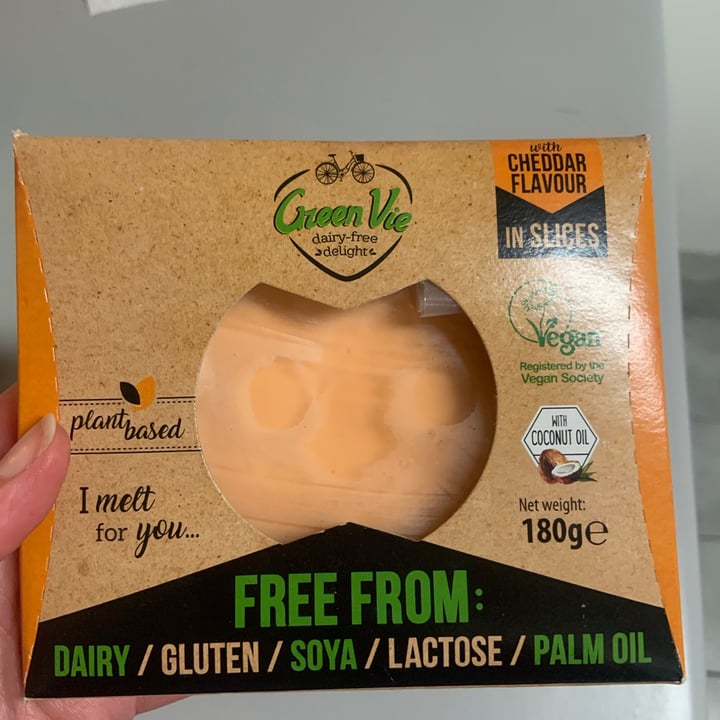 photo of GreenVie Foods Cheddar Slices shared by @ashleyandsailah on  19 Aug 2021 - review