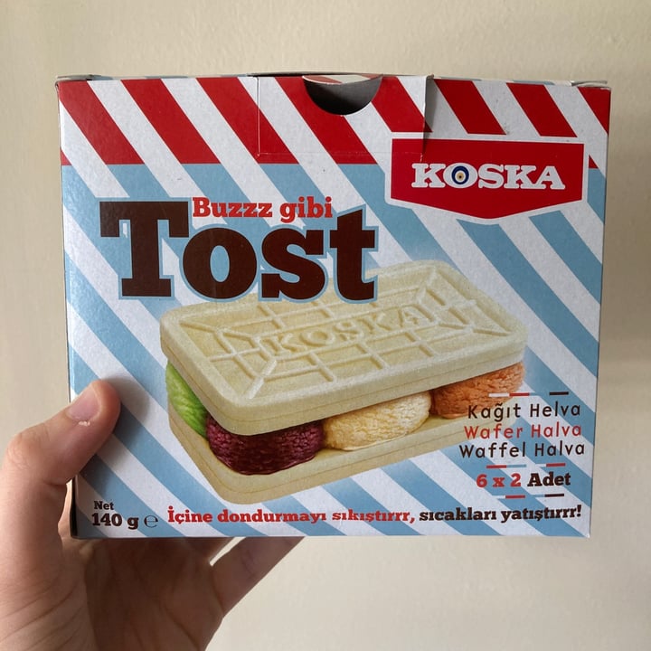 photo of KOSKA Toast Wafer Halva shared by @whosespaceisitanyway on  03 Sep 2021 - review