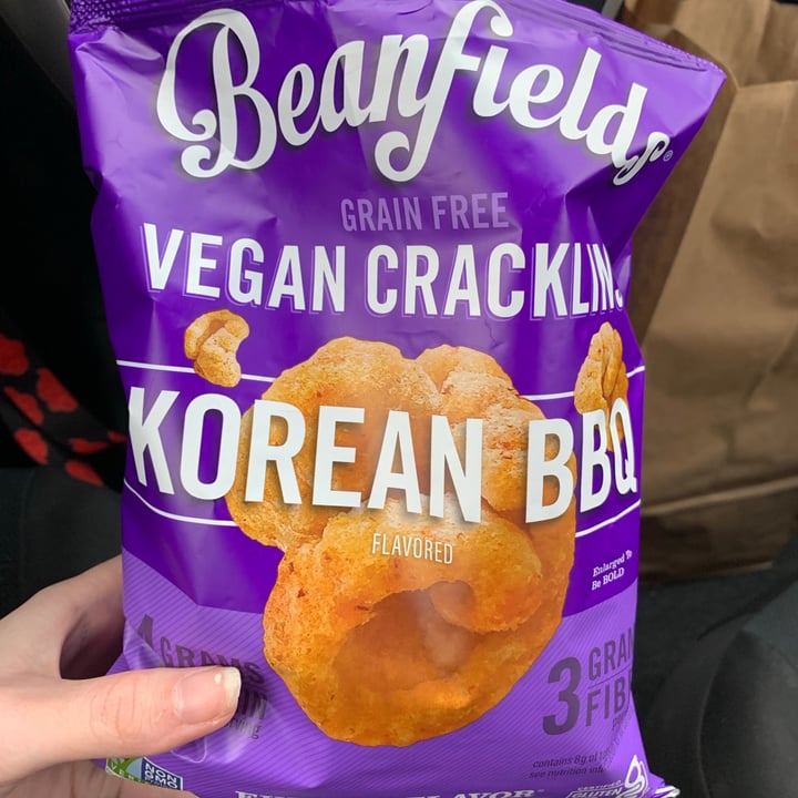 Beanfields Vegan Cracklins Korean BBQ Review abillion