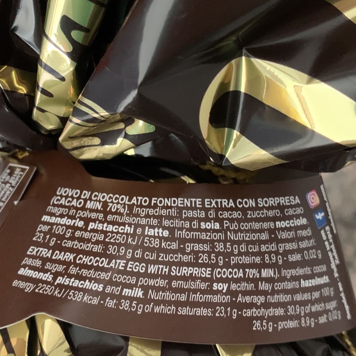 photo of Emilia Zaini Uovo di cioccolato fondente 70% shared by @sabrinamarangoni on  13 Apr 2022 - review