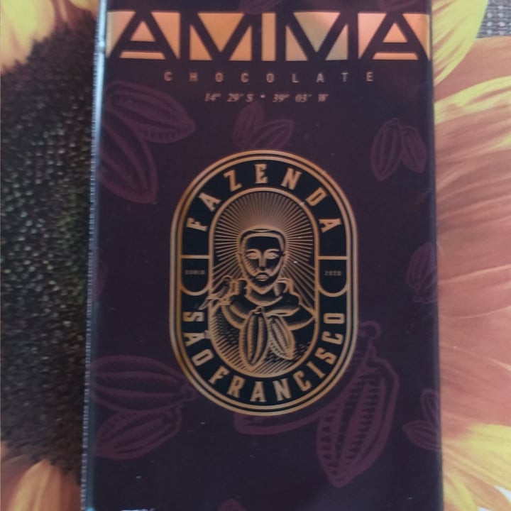 photo of AMMA Chocolate Fazenda São Francisco (80g) shared by @apiperex on  19 Jun 2022 - review