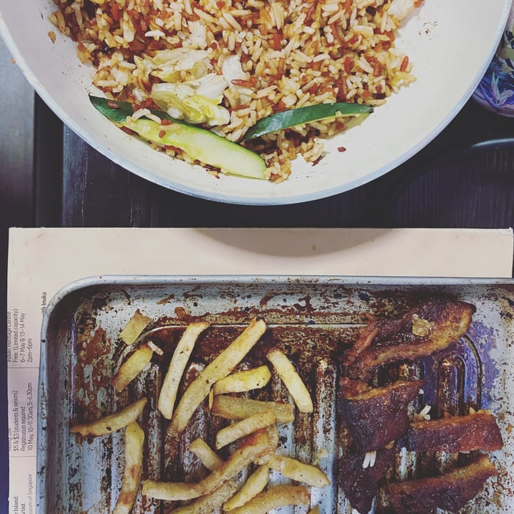 photo of Li Wei Vegetarian Vegetarian pork chop rice shared by @mags21 on  25 Nov 2020 - review