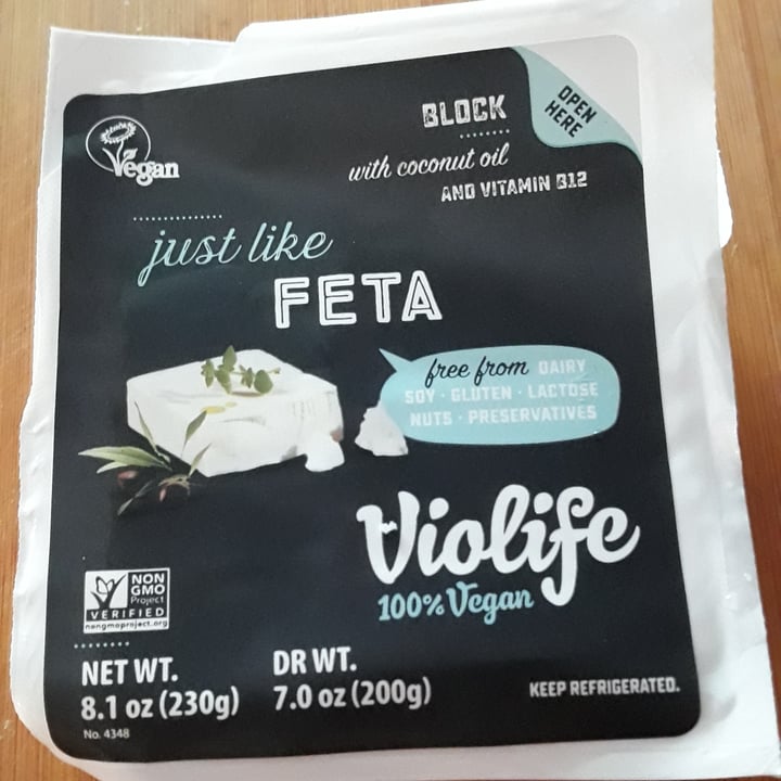 photo of Violife Feta Block - Greek White shared by @gettewilson on  03 Jun 2020 - review