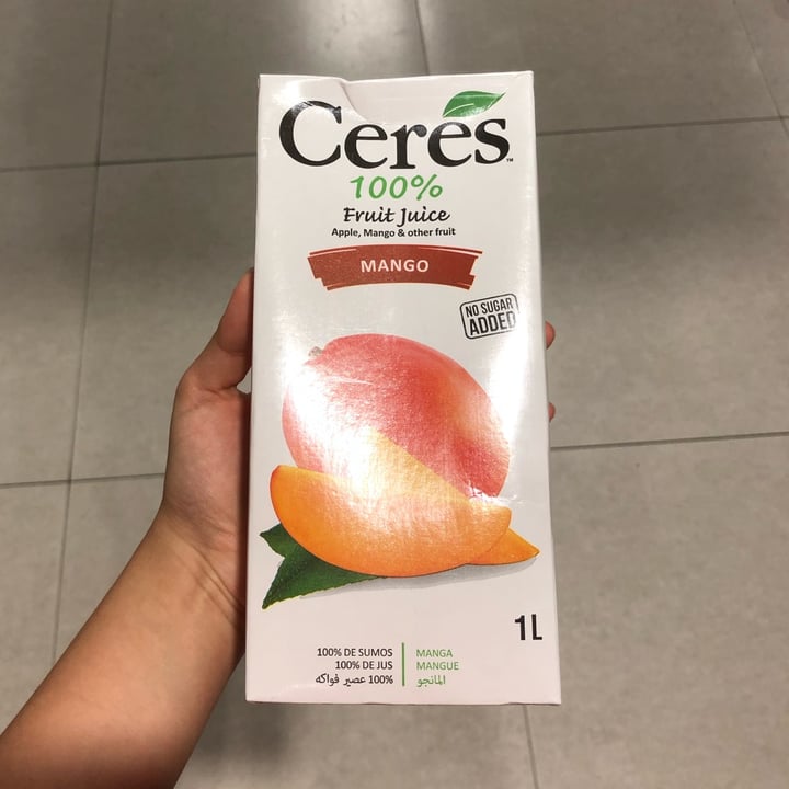 photo of Ceres Mango juice shared by @amberrr on  19 Jan 2022 - review