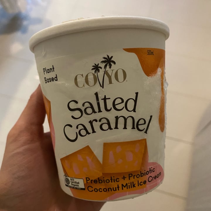 review photo of Coyo Salted Caramel Coconut Milk Ice Cream shared by @chanelaubree on 21 Oct 2021 - review