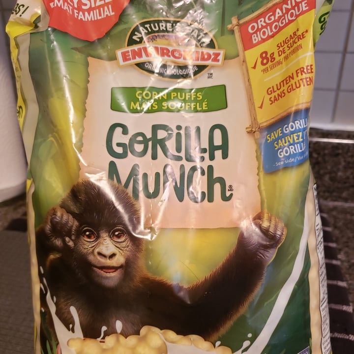 photo of Nature's Path Foods Corn Puffs Gorilla Munch shared by @jfudge on  28 Jun 2021 - review