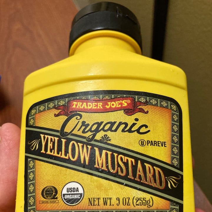 photo of Trader Joe's Organic Yellow Mustard shared by @teresahaering on  07 Sep 2021 - review