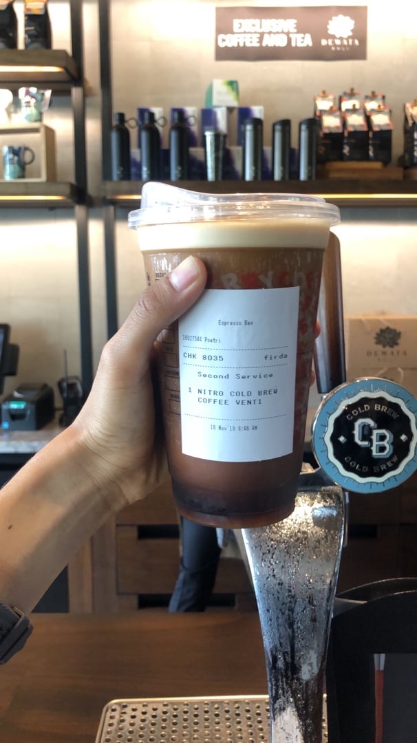 photo of Starbucks Reserve Dewata Nitro Cold Brew shared by @firtualog on  08 Dec 2019 - review